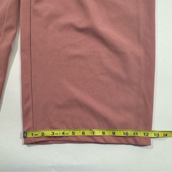 New Halara Flex™ High Waist Wide Leg Waffle Work Pants Rose Tan - Picture 8 of 10